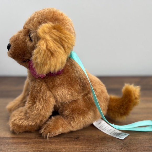 AMERICAN GIRL Tenney Grant Plush Dog WAYLON Golden Retriever Pet 7" 2016 DVM02 - Picture 5 of 12